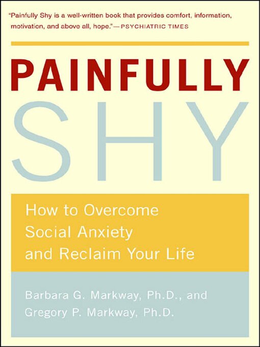 Title details for Painfully Shy by Barbara Markway - Wait list